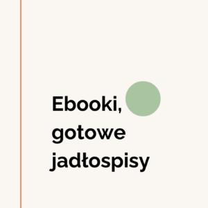 Ebooki, gotowe jadłospisy